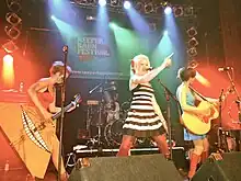 Katzenjammer performing in Hamburg, Germany in 2009