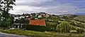 Panorama of Kavečany among Košice's northern hills