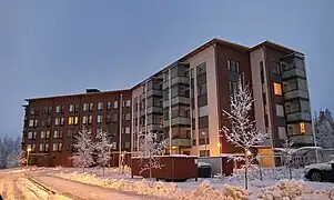 Apartments by the Kerkkäkatu in central Keljonkangas.