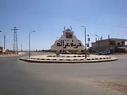 Entrance to Khirbet Ghazaleh