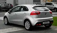 Rear view (5-door hatchback)