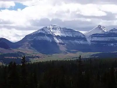 49. Kings Peak is the highest summit of the Uinta Range and Utah.