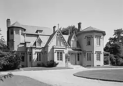 Kingscote in Newport, Rhode Island, built in 1839.