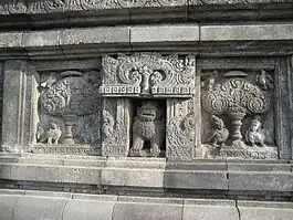 Kinnara relief in Prambanan temple