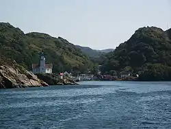 View of the village on the island of Hidra