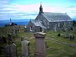 Old Parish Church Of Kirkmaiden, With Graveyard, Graveyard Walls And Gatepiers