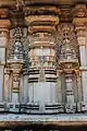 Kirtimukha over aedicules in Chennakeshava temple at Hullekere