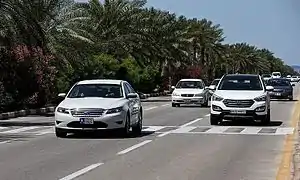 A street of Kish Island