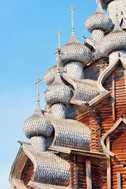 Details of the domes, Kizhi