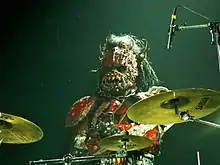 Astala performing as 'Kita' with Lordi in 2006