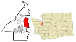 Location of Bainbridge Island, Washington