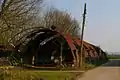 This ruined Nissen hut is on North End Place Farm, Ford End, Essex