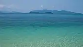 Panoramic view of Chang island group (with Trat coastline behind)