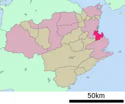 Location of Komatsushima