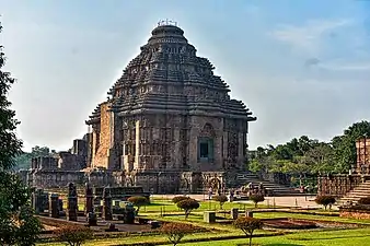 A large Hindu temple in stone