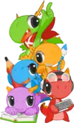 Konqi and other mascots