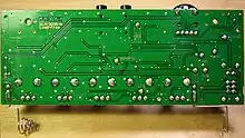 Reverse of Monotron PCB