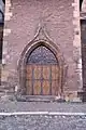 The late-Gothic portal of the southern nave