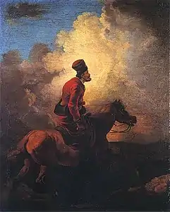 Cossack on Horseback, Aleksander Orłowski