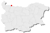 Location of Kozloduy in Bulgaria