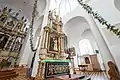 Side altar in the church