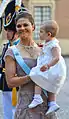 Crown Princess Victoria at Princess Madeleine's wedding, 2013