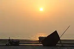 Kuakata Beach at evening