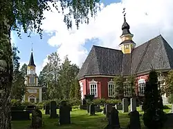 Old church of Kuortane in 2012