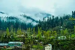 A view of Kutton Village, Neelum Valley