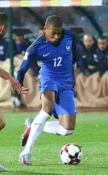 Kylian Mbappé in 2017