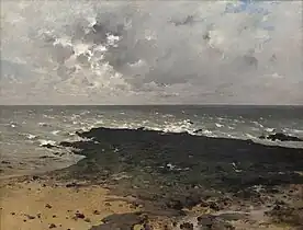 Banc de rochers à Concarneau, 1880, Musée des Beaux-Arts de Brest