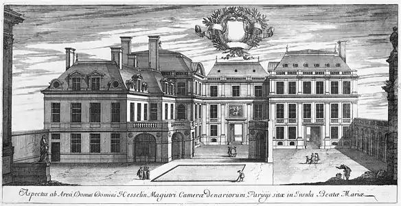 Garden facades (Hôtel Sainctot to the right)