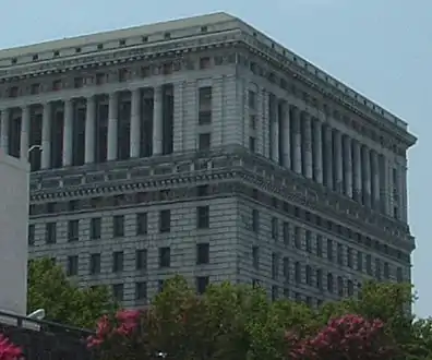 Corner view, Hall of Justice