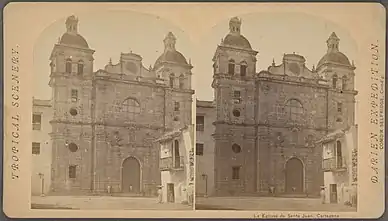 Church of San Pedro Claver in 1870. New York Public Library.