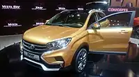 Lada XRAY Cross concept shown in Moscow International Automobile Salon, 2016