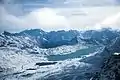 View of Lago Bianco from the Diavolezza cable car