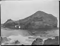 Rock arches at Capistrano Beach in 1910