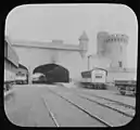 Lahore - entrance to railway station 1895