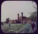 Lahore - general view of railway station 1895