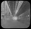 Lahore - interior of railway station 1895