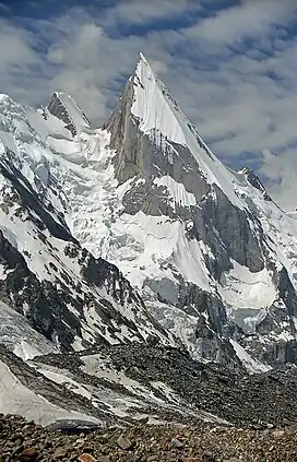 Jagged peak