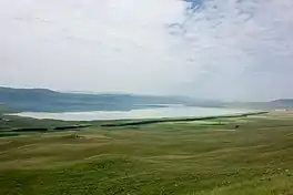 Kartsakhi lake and shoreline