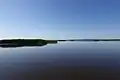 Lake Östen, a nature reserve on the Tidan River