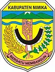 Coat of arms of Mimika Regency