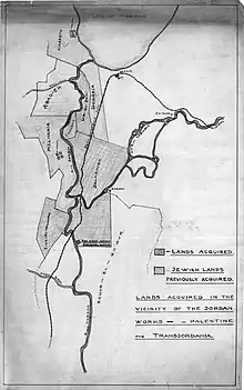 The land surrounding the bridge was acquired by Palestine Electric Company in the 1920s[dubious  – discuss][citation needed]