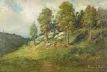 Landscape by Marie a'Becket in Maine's Portland Museum of Art