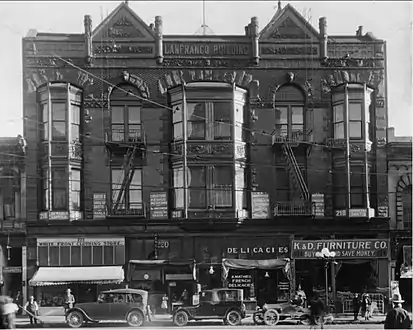 The 1888 New Lanfranco Block, early 1920s