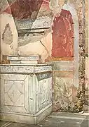 Lararium in the House of L Caecilius Jucundus