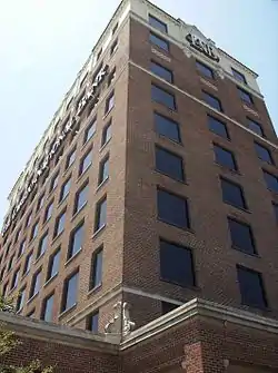 The Laredo National Bank Headquarters is located on the eastern boundary of the historical district