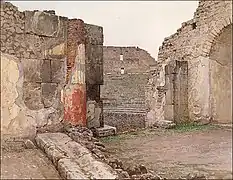 Large theater in Pompeii, 1910,